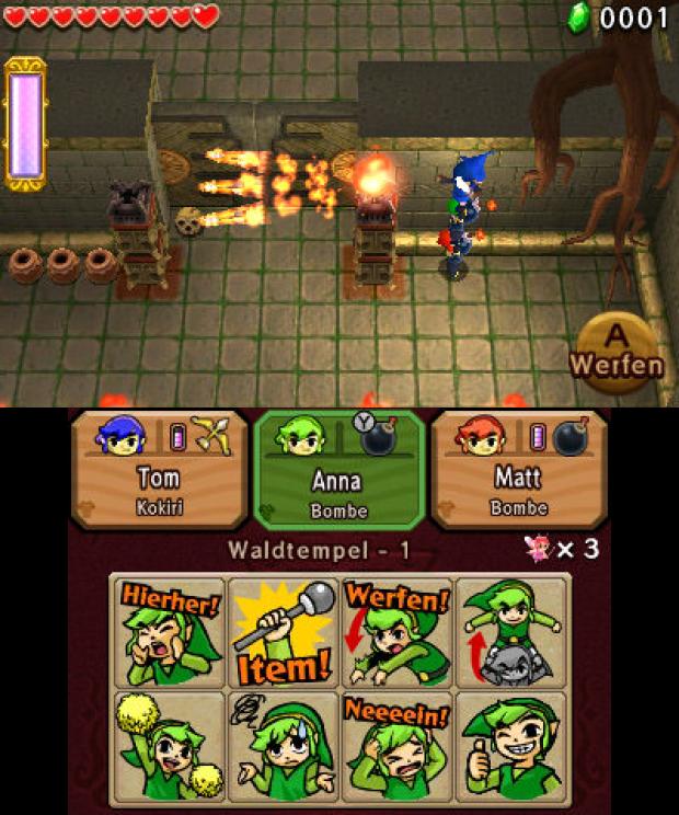 Tri Force Heroes - Totem Action