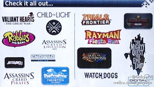 Ubisoft Leaked Games