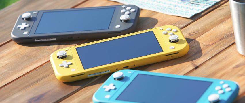 Die drei Farben der Nintendo Switch Lite... for now!