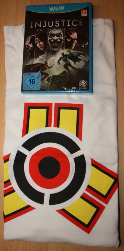 Injustice: Götter unter uns (Wii U) + Injustice-T-Shirt Injustice: Götter unter uns (Wii U) + Injustice-T-Shirt