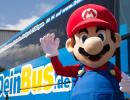 PM: Super Mario fährt mit dem Fernbus