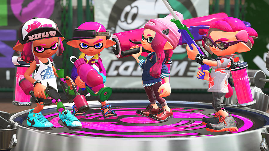 Splatoon 2 - vier Spieler, ein Team!